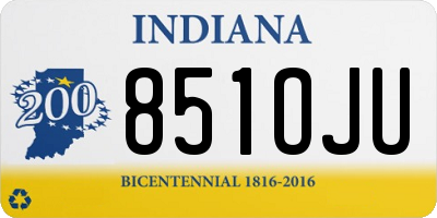 IN license plate 851OJU