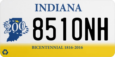 IN license plate 851ONH