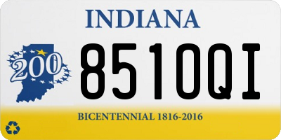 IN license plate 851OQI