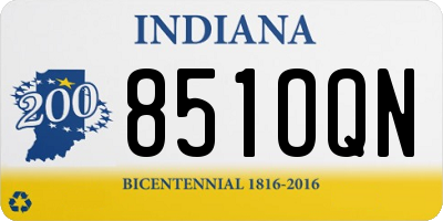 IN license plate 851OQN