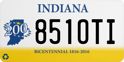 IN license plate 851OTI