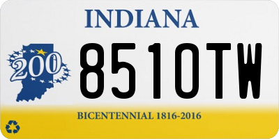 IN license plate 851OTW