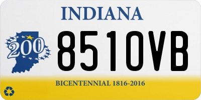 IN license plate 851OVB