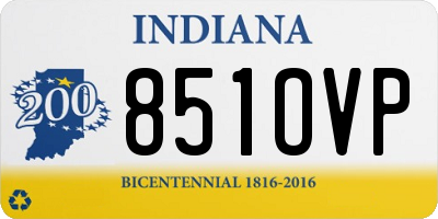 IN license plate 851OVP