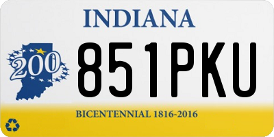 IN license plate 851PKU