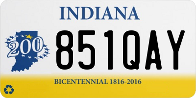 IN license plate 851QAY