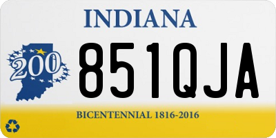 IN license plate 851QJA