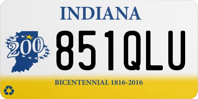 IN license plate 851QLU