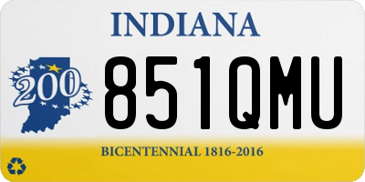 IN license plate 851QMU