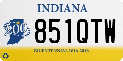 IN license plate 851QTW