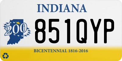 IN license plate 851QYP