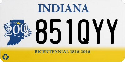IN license plate 851QYY