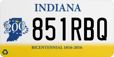 IN license plate 851RBQ