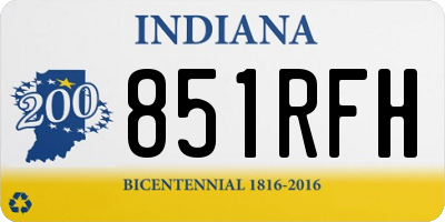 IN license plate 851RFH