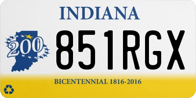 IN license plate 851RGX
