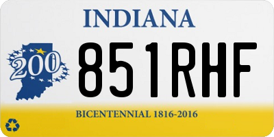 IN license plate 851RHF