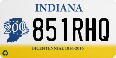 IN license plate 851RHQ
