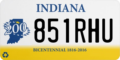 IN license plate 851RHU