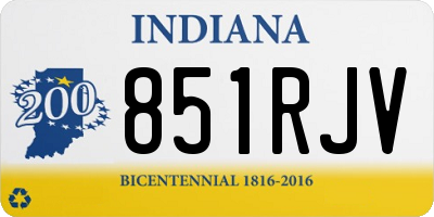 IN license plate 851RJV