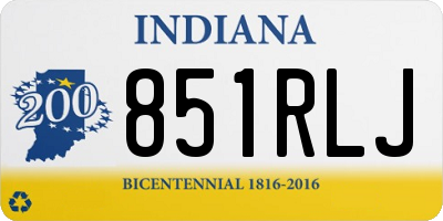 IN license plate 851RLJ