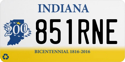 IN license plate 851RNE