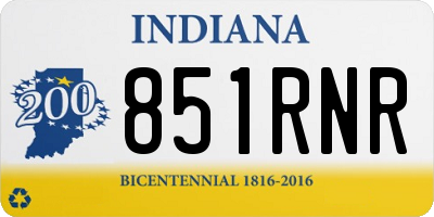 IN license plate 851RNR