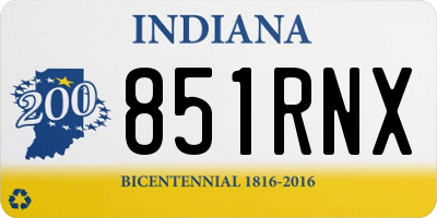 IN license plate 851RNX