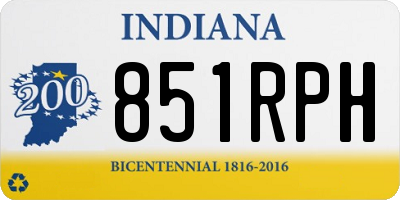 IN license plate 851RPH