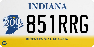IN license plate 851RRG