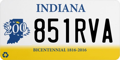 IN license plate 851RVA