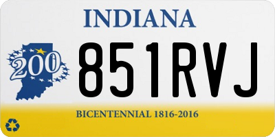 IN license plate 851RVJ