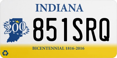 IN license plate 851SRQ
