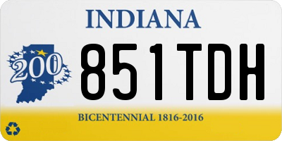 IN license plate 851TDH