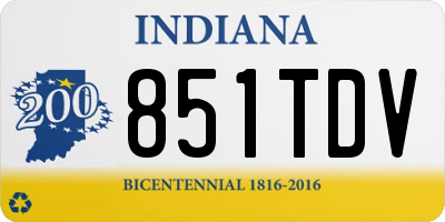 IN license plate 851TDV