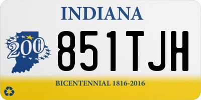 IN license plate 851TJH