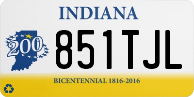 IN license plate 851TJL