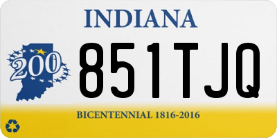 IN license plate 851TJQ