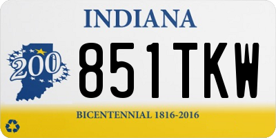 IN license plate 851TKW
