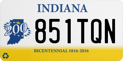 IN license plate 851TQN
