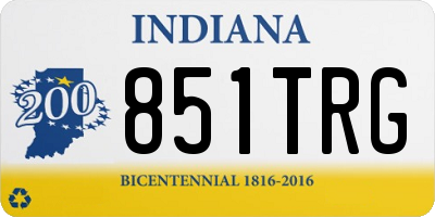 IN license plate 851TRG