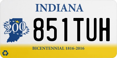 IN license plate 851TUH