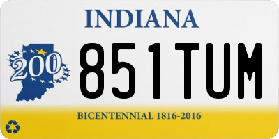 IN license plate 851TUM