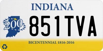 IN license plate 851TVA
