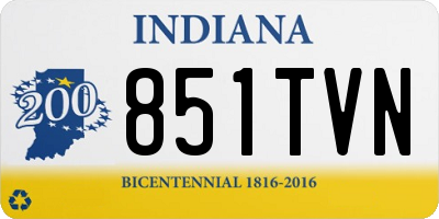 IN license plate 851TVN