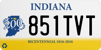 IN license plate 851TVT