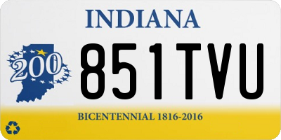 IN license plate 851TVU