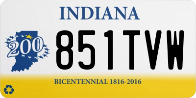 IN license plate 851TVW