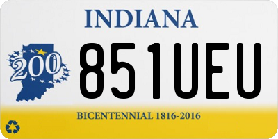 IN license plate 851UEU