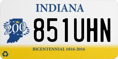 IN license plate 851UHN