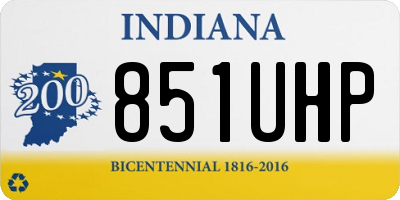 IN license plate 851UHP